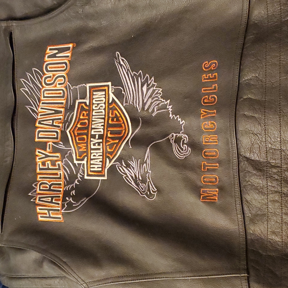 Harley Davidson REAL Leather moto jacket